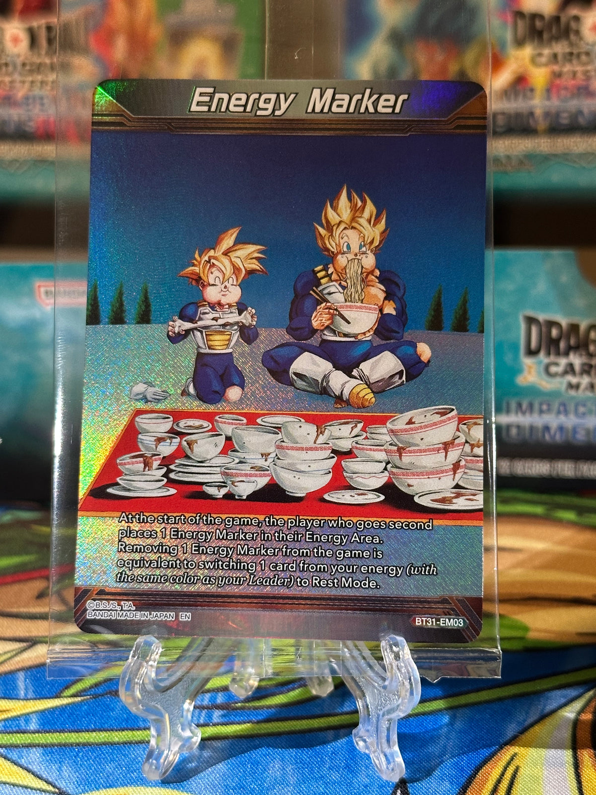 Goku - Gohan Energy Marker – BT31-EM03 | Dragon Ball Super Card Game: Masters