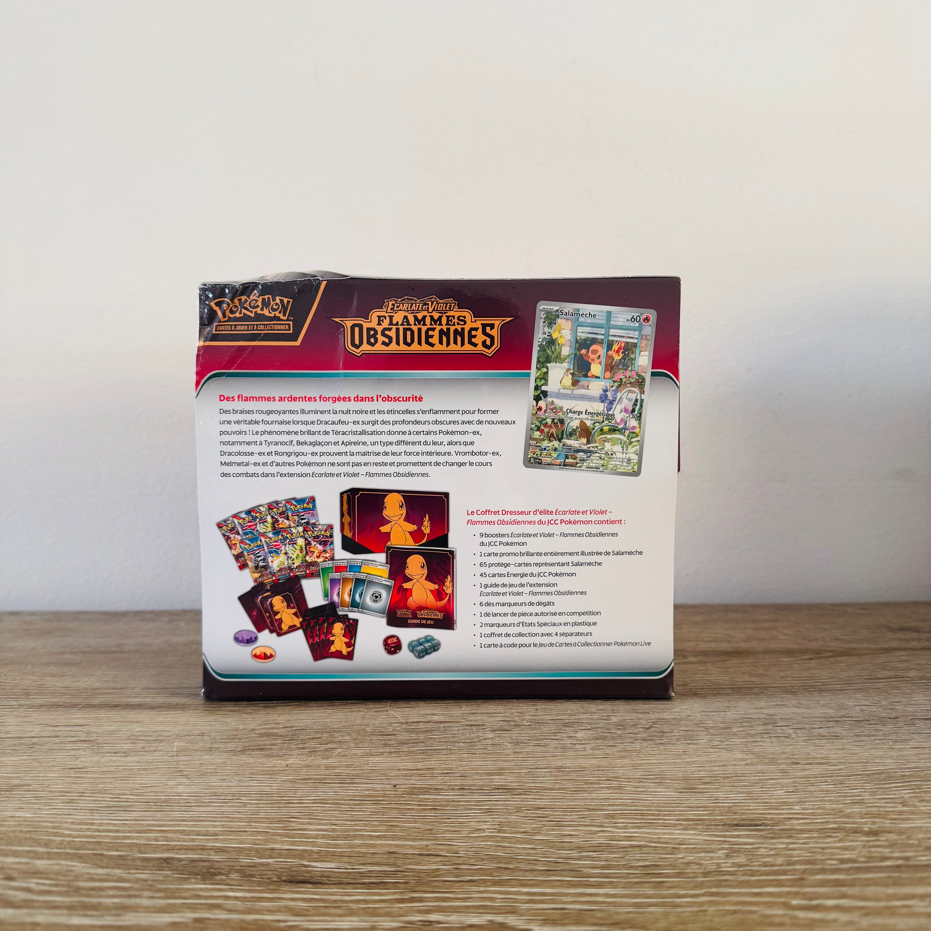 ETB Pokémon Flammes Obsidiennes – Coffret Dresseur d'Élite (FR)