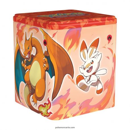 Tin Cube Pokémon 2022 – Feu (FR)